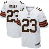 [Elite] Haden Cleveland Football Team Jersey -Cleveland #23 Joe Haden Jersey (White)