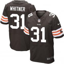 [Elite] Whitner Cleveland Football Team Jersey -Cleveland #31 Donte Whitner Jersey (Blue)