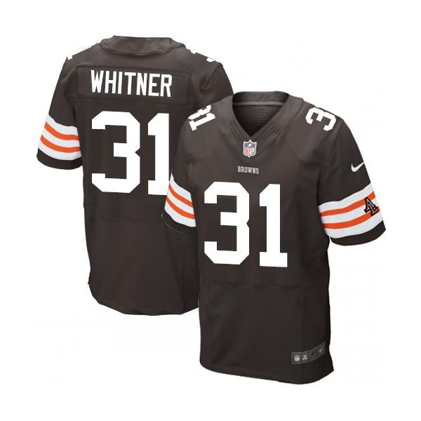 [Elite] Whitner Cleveland Football Team Jersey -Cleveland #31 Donte Whitner Jersey (Blue)