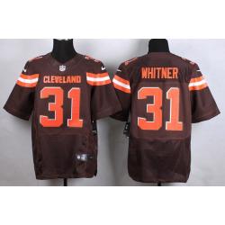 [Elite] Whitner Cleveland Football Team Jersey -Cleveland #31 Donte Whitner Jersey (Brown, 2015 new)