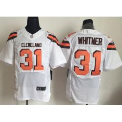 [Elite] Whitner Cleveland Football Team Jersey -Cleveland #31 Donte Whitner Jersey (White, 2015 new)