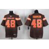 [Elite] Robinson Cleveland Football Team Jersey -Cleveland #48 Gerell Robinson Jersey (Brown, 2015 new)