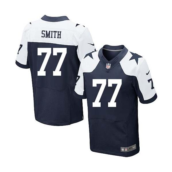 [Elite]Tyron Smith Dallas Football Team Jersey(Blue, thanksgiving)_Free ...