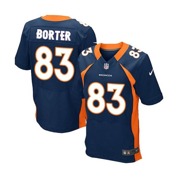 [Elite]David Porter Denver Football Team Jersey(Blue)_Free Shipping