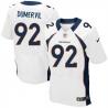 [Elite] Dumervil Denver Football Team Jersey -Denver #92 Elvis Dumervil Jersey (White)