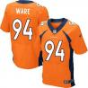 [Elite] Ware Denver Football Team Jersey -Denver #94 DeMarcus Ware Jersey (Orange)