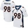 [Elite] Knighton Denver Football Team Jersey -Denver #98 Terrance Knighton Jersey (White)