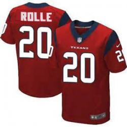 [Elite] Rolle Houston Football Team Jersey -Houston #20 Jumal Rolle Jersey (Red)