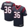 [Elite] Swearinger Houston Football Team Jersey -Houston #36 D.J. Swearinger Jersey (Blue)