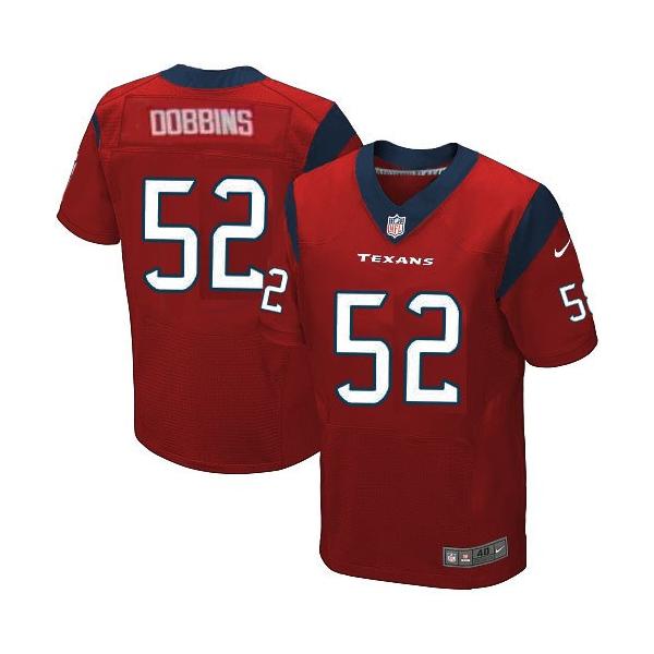 [Elite] Dobbins Houston Football Team Jersey -Houston #52 Tim Dobbins Jersey (Red)