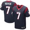 [Elite] Hoyer Houston Football Team Jersey -Houston #7 Brian Hoyer Jersey (Blue)