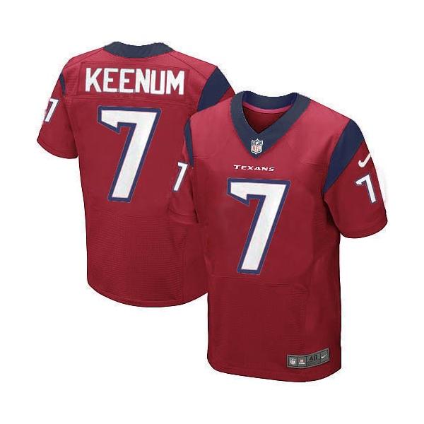 [Elite] Keenum Houston Football Team Jersey -Houston #7 Case Keenum Jersey (Red)