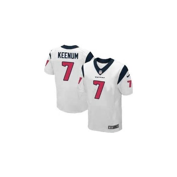 [Elite] Keenum Houston Football Team Jersey -Houston #7 Case Keenum Jersey (White)