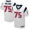 [Elite] Wilfork Houston Football Team Jersey -Houston #75 Vince Wilfork Jersey (White)