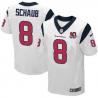 [Elite] Schaub Houston Football Team Jersey -Houston #8 Matt Schaub Jersey (White)