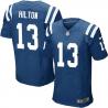 [Elite] Hilton Indianapolis Football Team Jersey -Indianapolis #13 T.Y. Hilton Jersey (Blue)