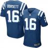 [Elite] Dorsett Indianapolis Football Team Jersey -Indianapolis #16 Phillip Dorsett Jersey (Blue)