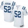 [Elite] Jackson Indianapolis Football Team Jersey -Indianapolis #52 D'Qwell Jackson Jersey (White)