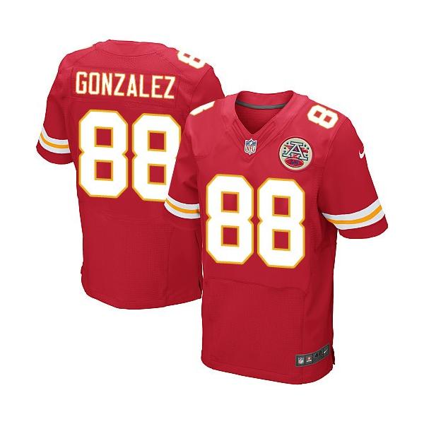 [Elite]Tony Gonzalez Kansas City Football Team Jersey(Red)_Free Shipping