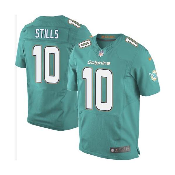 [Elite] Stills Miami Football Team Jersey -Miami #10 Kenny Stills Jersey (Green)