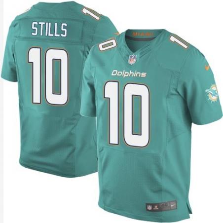 [Elite] Stills Miami Football Team Jersey -Miami #10 Kenny Stills Jersey (Green)