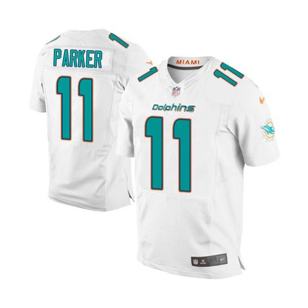 [Elite] Parker Miami Football Team Jersey -Miami #11 DeVante Parker Jersey (White)