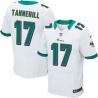 [Elite] Tannehill Miami Football Team Jersey -Miami #17 Ryan Tannehill Jersey (White)