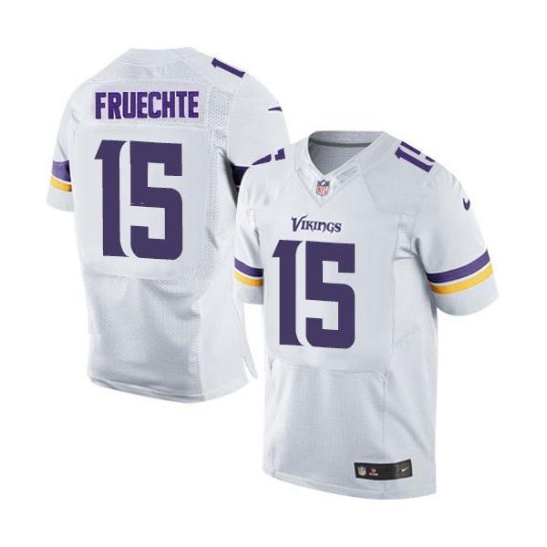 [Elite] Fruechte Minnesota Football Team Jersey -Minnesota #15 Isaac Fruechte Jersey (White)