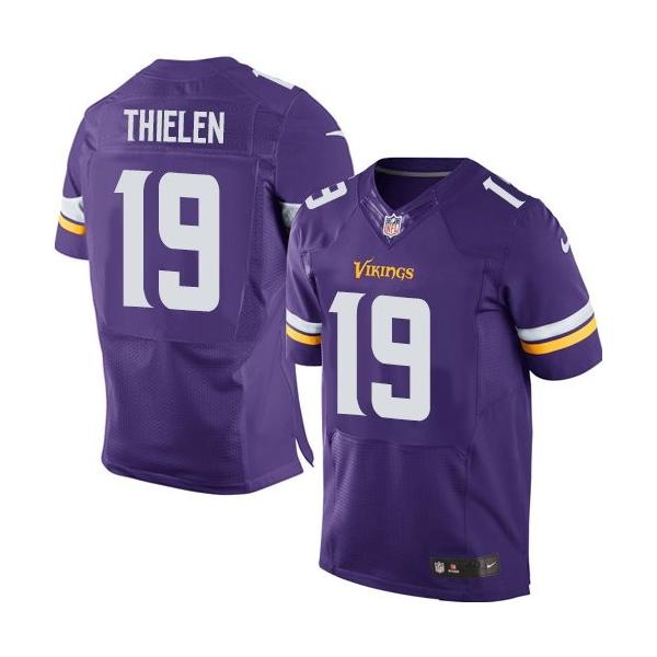 [Elite]Adam Thielen Minnesota Football Team Jersey(Purple, 2015 new)