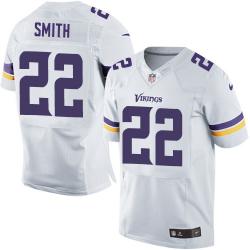 [Elite] Smith Minnesota Football Team Jersey -Minnesota #22 Harrison Smith Jersey (White, new)