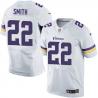 [Elite] Smith Minnesota Football Team Jersey -Minnesota #22 Harrison Smith Jersey (White, new)