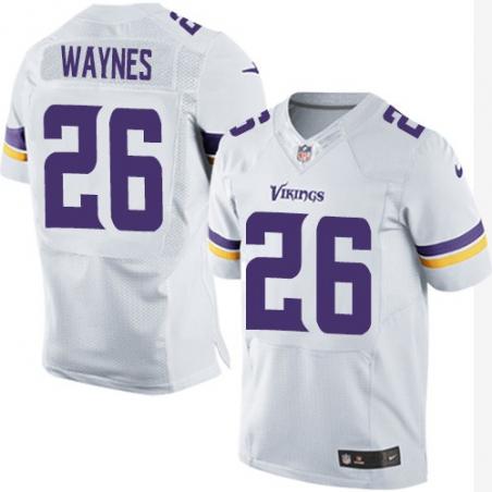 [Elite] Waynes Minnesota Football Team Jersey -Minnesota #26 Trae Waynes Jersey (White, 2015 new)