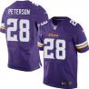 [Elite] Peterson Minnesota Football Team Jersey -Minnesota #28 Adrian Peterson Jersey (Purple, 2014 new)